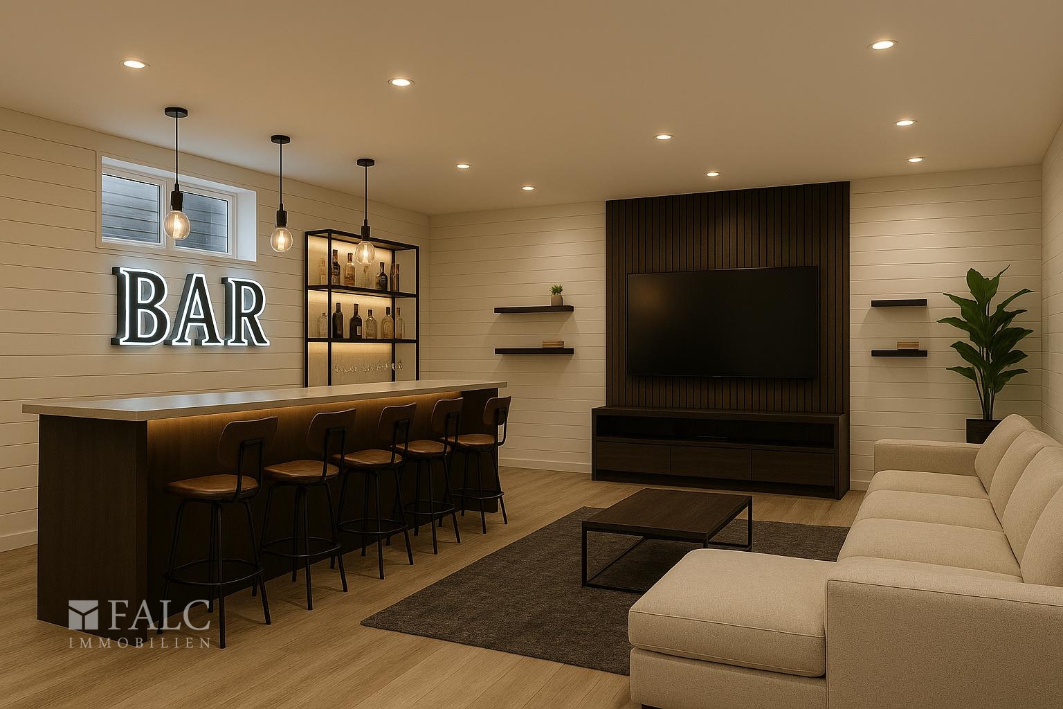 so könnte die Bar aussehen